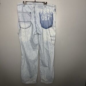 Polo Jeans Co Ralph Lauren Carpenter Jeans Men 38x32 Y2K Utility Denim Baggy